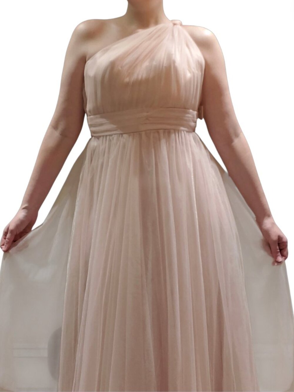 Vogue Fashion Classic Size XS Pink Tulle Maxi Gown NWT Homecoming Wedding Guest